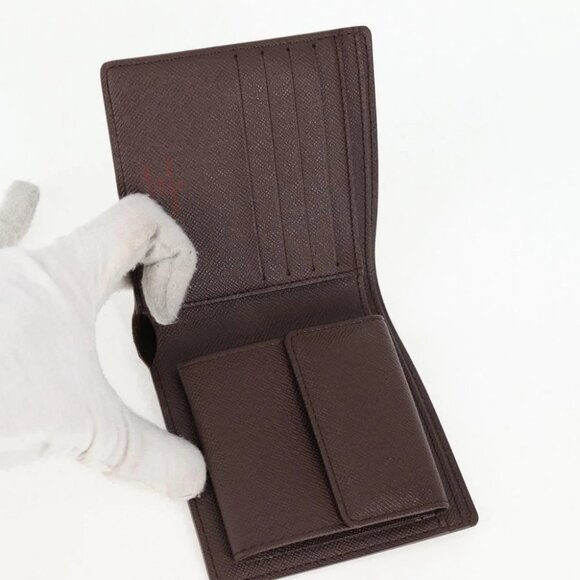 LOUIS VUITTON Damier Ebene Portefeuille Marco Bifold Wallet - Picture 10 of 14